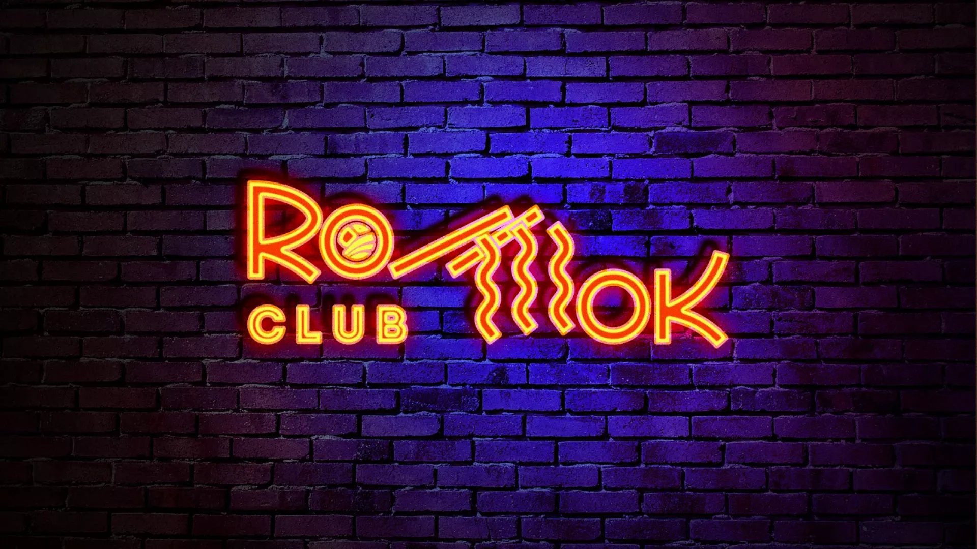 Разработка интерьерной вывески суши-бара «Roll Wok Club» в Бабаево
