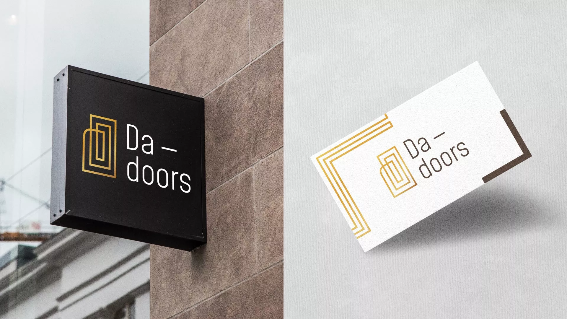 Разработка логотипа для компании «DA-DOORS» в Бабаево